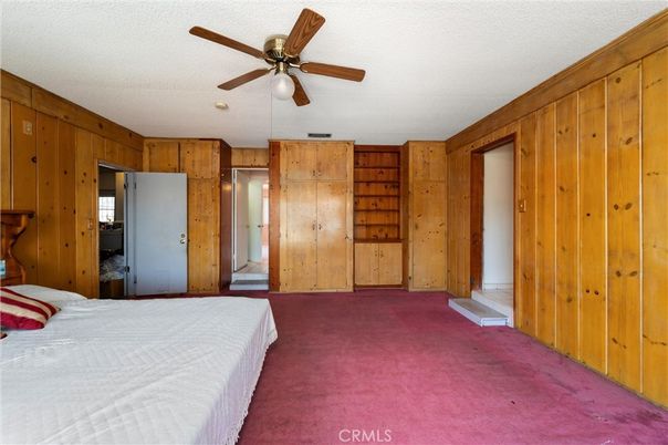 Bedroom, Interior, Wooden Walls