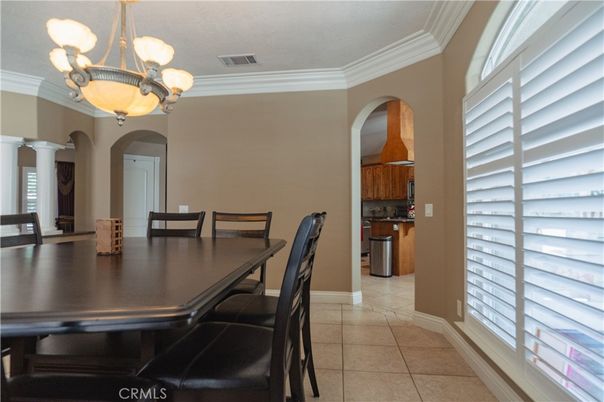Chandelier, Dining room, Interior