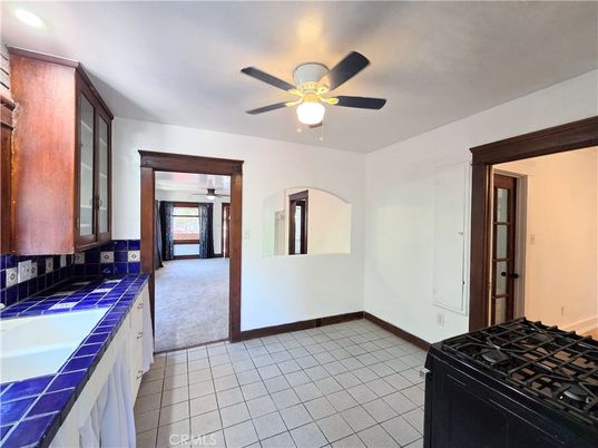 Interior, Kitchen, Recessed Lighting, Tile Countertops