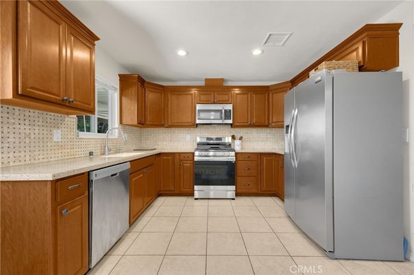 Interior, Kitchen, Recessed Lighting, Stainless Steel Appliances
