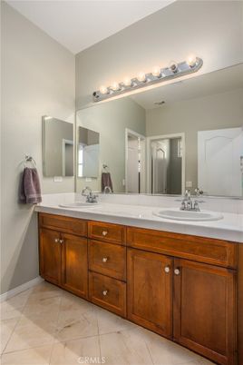 Bathroom, Dual Sink Vanities, Interior, Tile Countertops