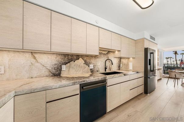 Interior, Kitchen, Wood Texture Flooring