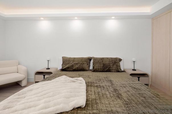 Bedroom, Interior, Recessed Lighting