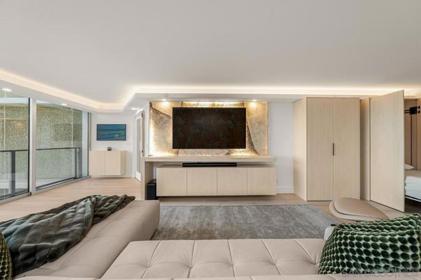 Interior, Living room, Recessed Lighting