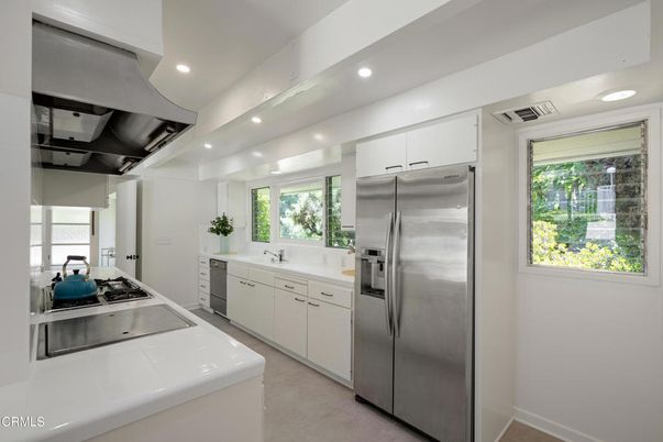 Interior, Kitchen, Recessed Lighting, Stainless Steel Appliances