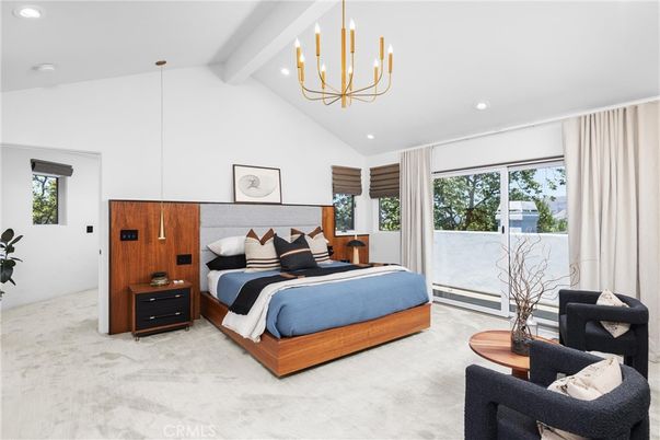 Bedroom, Chandelier, Interior, Pendant Lights, Recessed Lighting