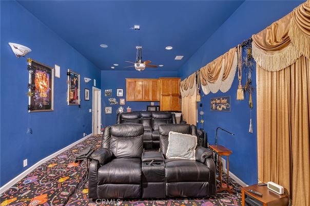 Home Theatre Room, Interior, Recessed Lighting, Theatre Room