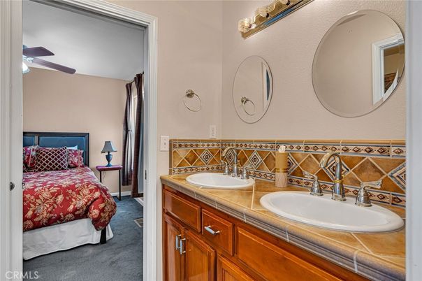 Bathroom, Bedroom, Dual Sink Vanities, Interior, Tile Countertops