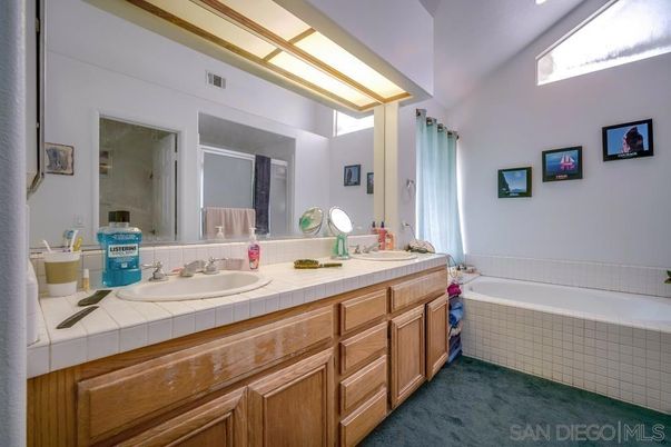 Bathroom, Dual Sink Vanities, Interior, Tile Countertops