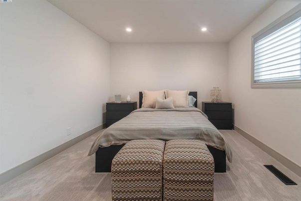 Bedroom, Interior, Recessed Lighting
