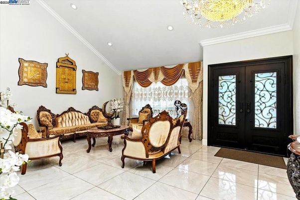 Chandelier, Interior, Living room, Recessed Lighting