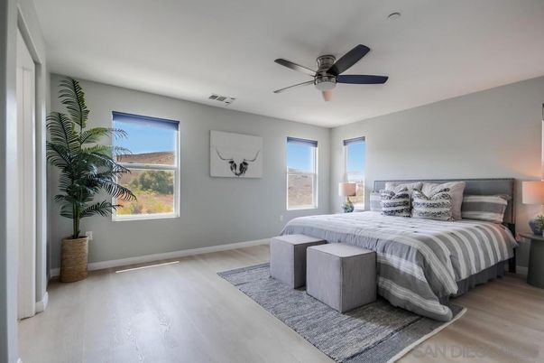 Bedroom, Interior, Wood Texture Flooring