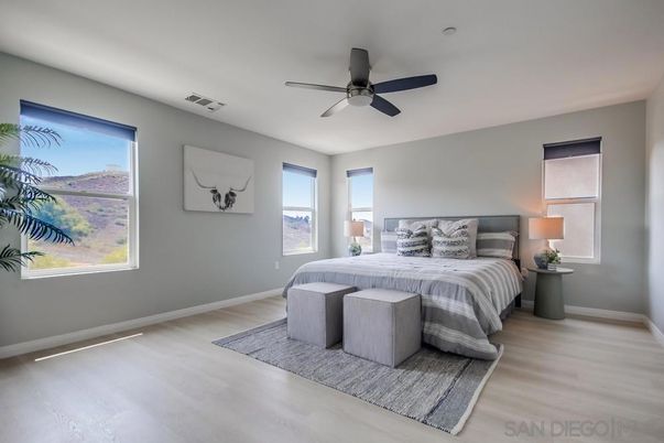 Bedroom, Interior, Wood Texture Flooring