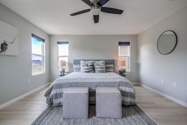 Bedroom, Interior, Wood Texture Flooring