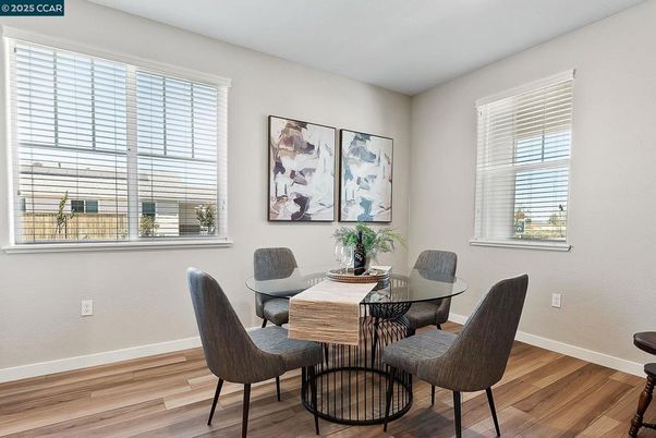 Dining room, Interior, Wood Texture Flooring