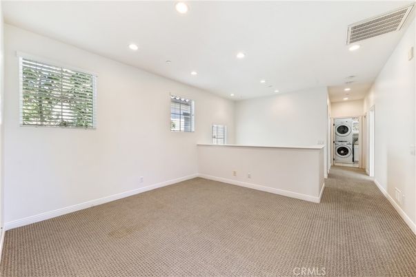 Empty room, Interior, Recessed Lighting, Utility Closets, Washer