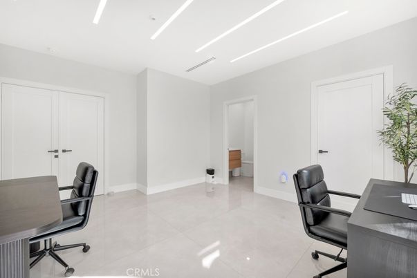 Home Office, Interior, Recessed Lighting