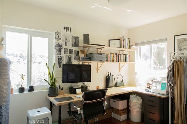 Home Office, Interior, Wood Texture Flooring