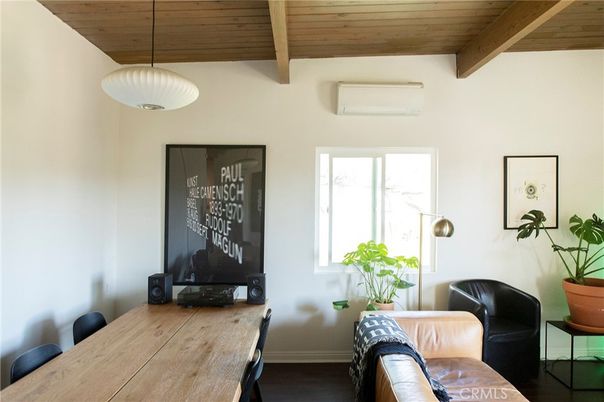 Dining room, Interior, Pendant Lights, Wooden Beams, Wooden Ceilings
