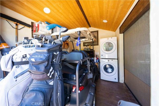 Interior, Utility Closets, Washer, Wooden Ceilings, Wood Texture Flooring