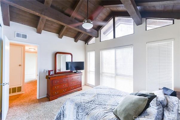 Bedroom, Interior, Wooden Beams, Wooden Ceilings