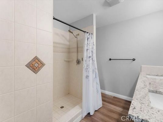 Bathroom, Interior, Wood Texture Flooring