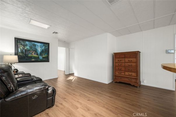 Home Theatre Room, Interior, Wood Texture Flooring