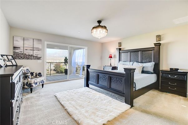 Bedroom, Chandelier, Interior