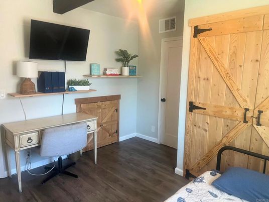 Home Office, Interior, Wood Texture Flooring