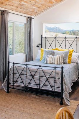 Bedroom, Interior, Wooden Ceilings