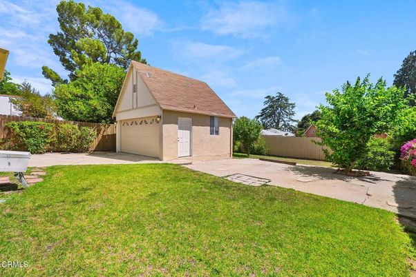 Backyard, Detached Garage, Exterior