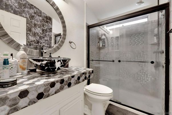 Bathroom, Glass Shower, Interior