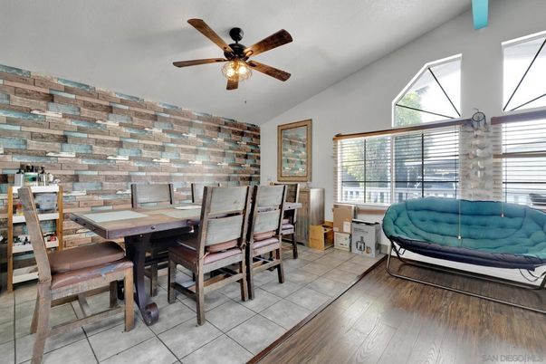 Dining room, Interior, Wood Texture Flooring