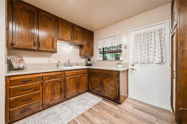 Interior, Kitchen, Wood Texture Flooring