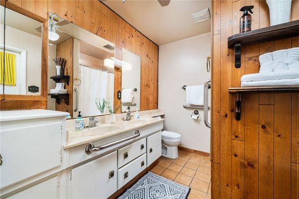 Bathroom, Interior, Wooden Walls