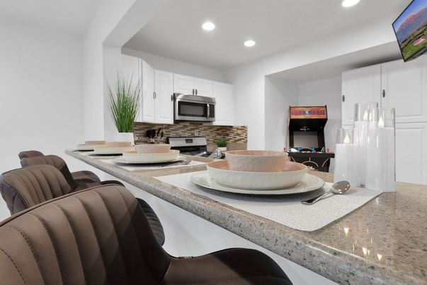 Interior, Kitchen, Recessed Lighting, Stainless Steel Appliances