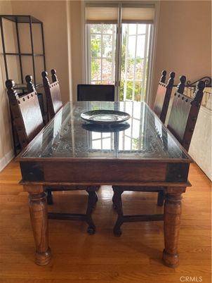 Dining room, Interior, Wood Texture Flooring