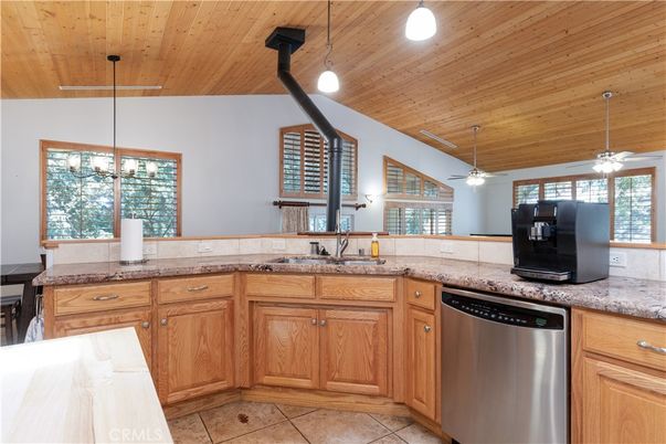 Interior, Kitchen, Pendant Lights, Wooden Ceilings