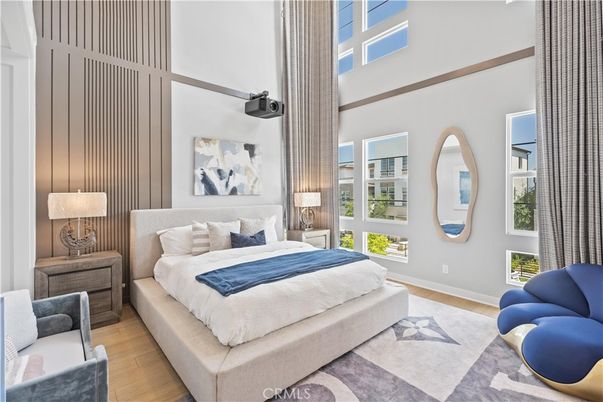 Bedroom, Interior, Wood Texture Flooring