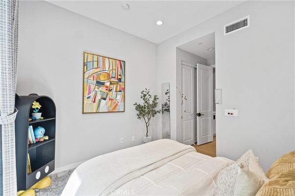 Bedroom, Interior, Recessed Lighting