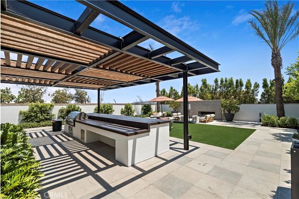 Backyard, Exterior, Fireplace