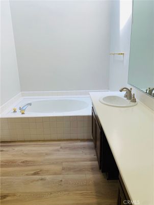 Bathroom, Interior, Wood Texture Flooring