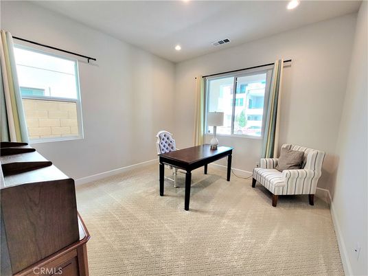 Home Office, Interior, Recessed Lighting