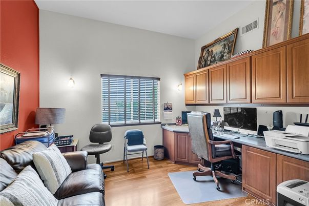 Home Office, Interior, Wood Texture Flooring