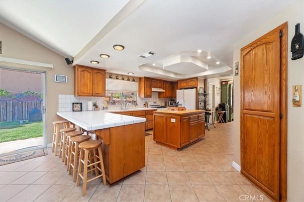 Interior, Kitchen, Recessed Lighting, Tile Countertops