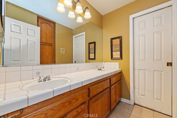 Bathroom, Dual Sink Vanities, Interior, Tile Countertops