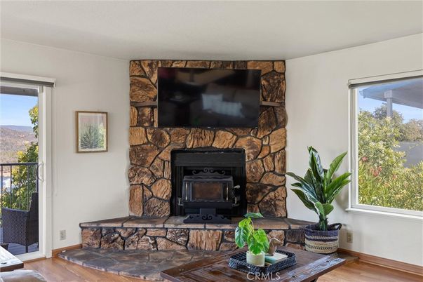 Fireplace, Interior, Wood Texture Flooring