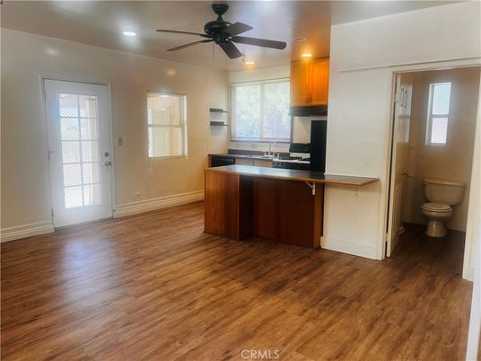 Bathroom, Interior, Kitchen, Recessed Lighting, Wood Texture Flooring