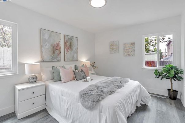 Bedroom, Interior, Wood Texture Flooring