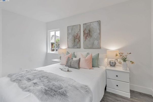 Bedroom, Interior, Wood Texture Flooring